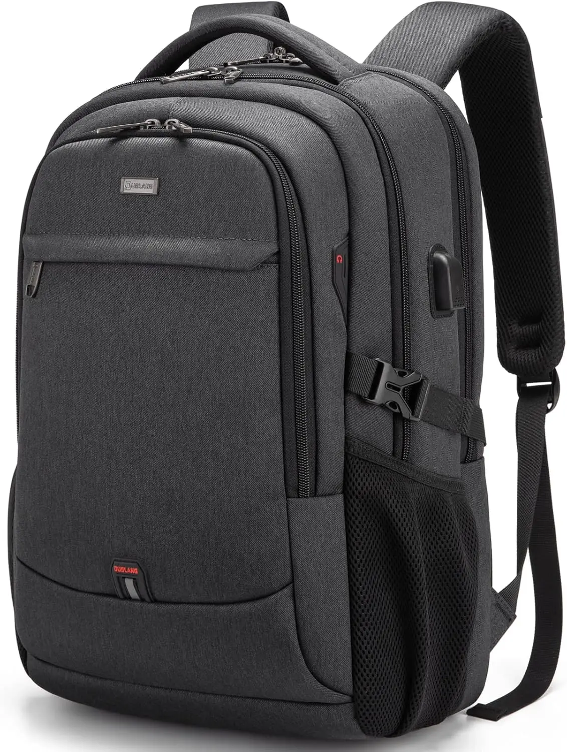 Water Resistant 17 Inch Laptop Backpack with USB Charging Port for Travel and College, Black
Water Resistant 17 Inch Laptop Backpack with USB Charging Port for Travel and College, Black