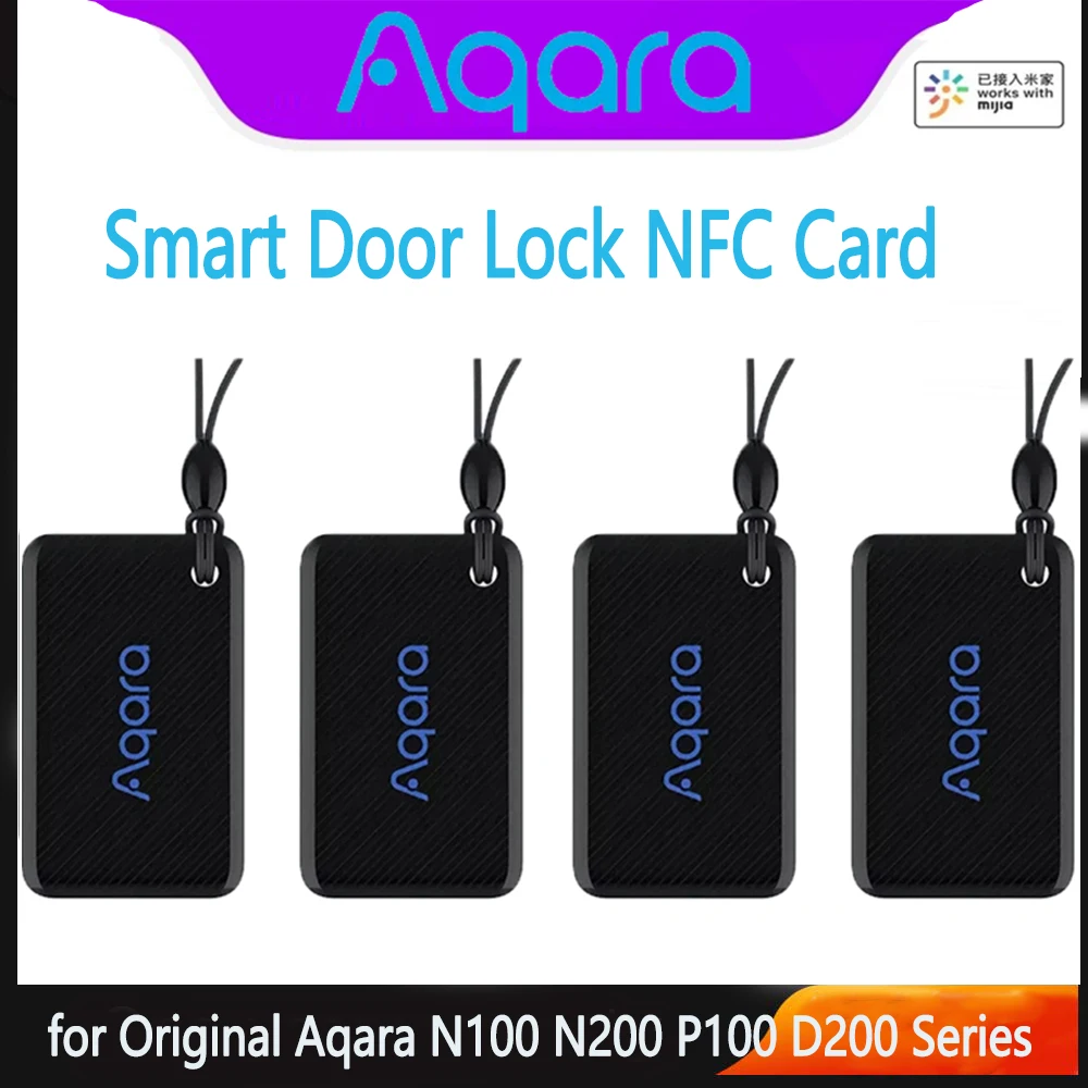 Умный дверной замок Aqara NFC-карта для оригинального умного дверного замка Aqara N100 N200 P100 D200 серии EAL5 + уровень управления программной обеспечением безопасности
Умный дверной замок Aqara NFC-карта для оригинального умного дверного замка Aqara N100 N200 P100 D200 серии EAL5 + уровень управления программной обеспечением безопасности