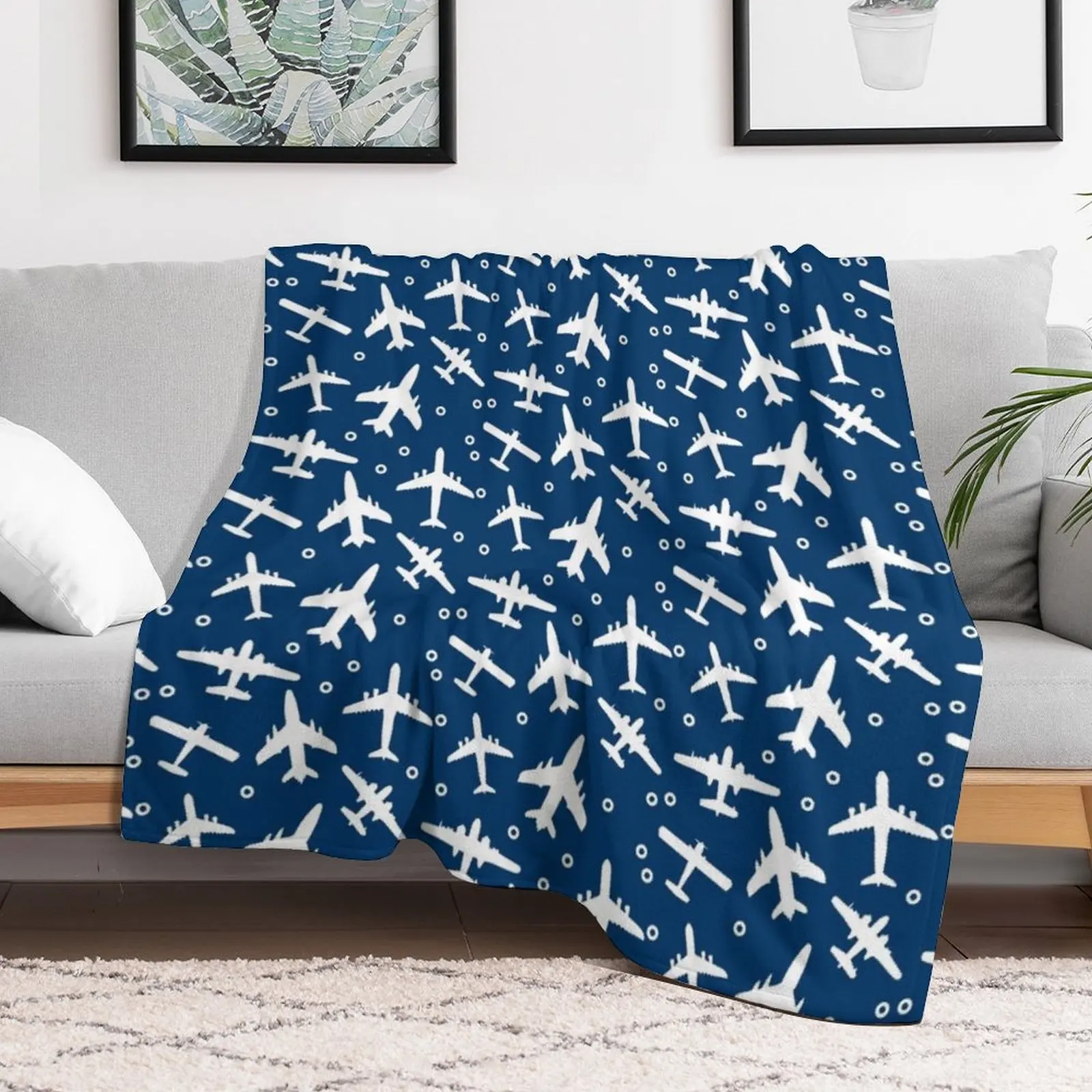 Blue and White Aeroplanes Silhouette Pattern Throw Blanket warm for winter Cute Plaid sofa bed Blankets For Bed Blankets
Blue and White Aeroplanes Silhouette Pattern Throw Blanket warm for winter Cute Plaid sofa bed Blankets For Bed Blankets
