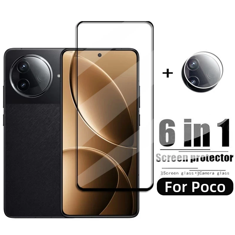 Стекло 6 в 1 для Poco F7 Pro, закаленное стекло Poco F7 Pro, полное покрытие, защитная пленка для экрана HD, защитная пленка для объектива телефона для Poco F7 Pro
Стекло 6 в 1 для Poco F7 Pro, закаленное стекло Poco F7 Pro, полное покрытие, защитная пленка для экрана HD, защитная пленка для объектива телефона для Poco F7 Pro