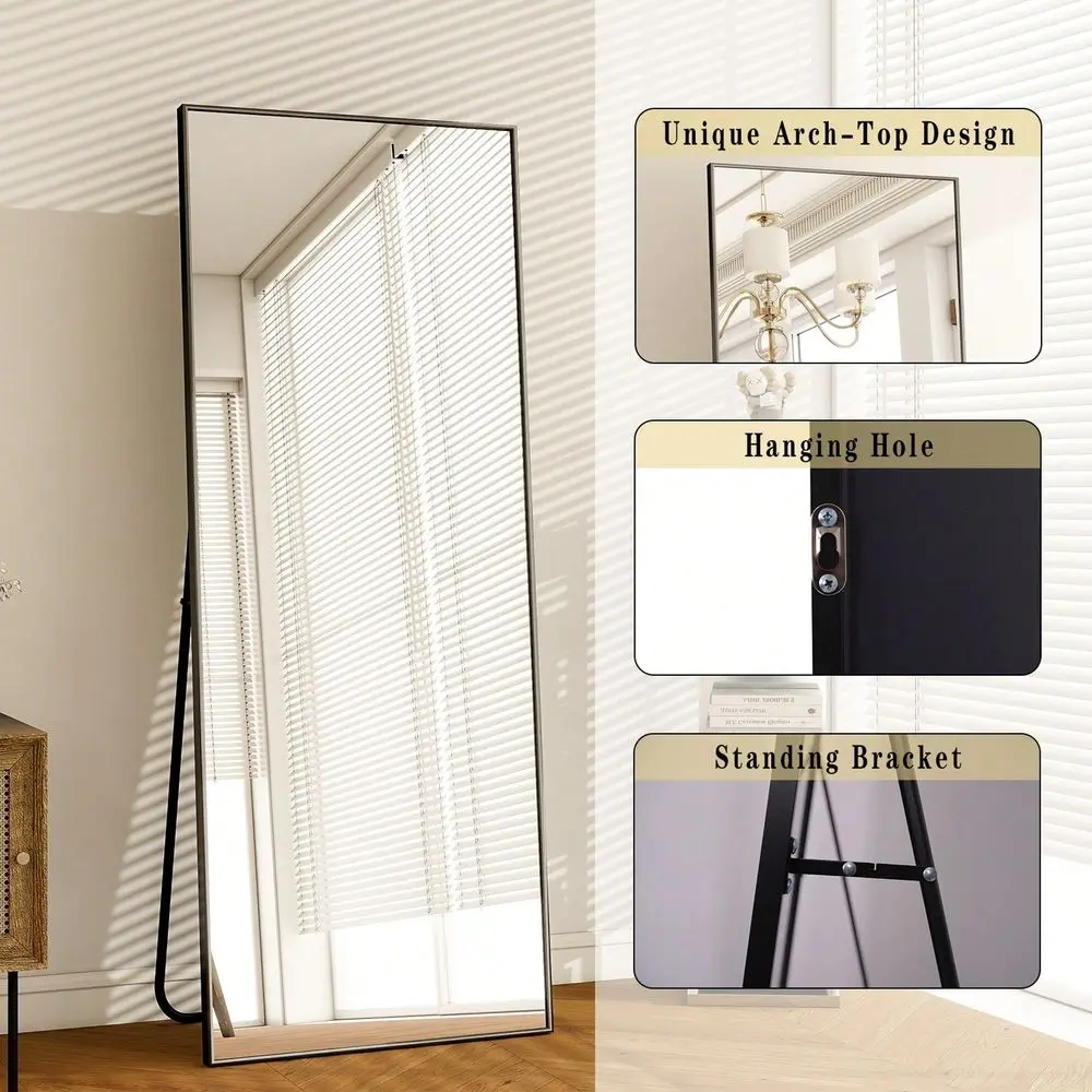 X26 FullLength Mirror With Stand, Large Aluminum Alloy Frame Floor Mirror, WallMounted Full Body Mirror, Modern Home Decor Mirr
X26 FullLength Mirror With Stand, Large Aluminum Alloy Frame Floor Mirror, WallMounted Full Body Mirror, Modern Home Decor Mirr