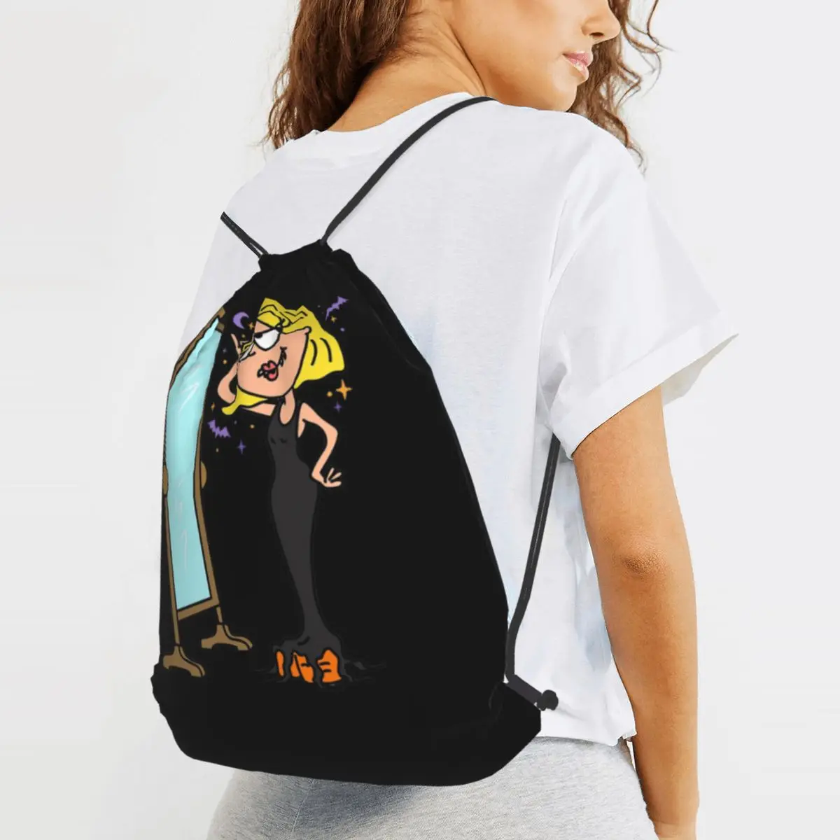 Lizzie Mcguire Cartoon Backpacks Portable Drawstring Bags Sports Bag Book Bags for Man Woman School
Lizzie Mcguire Cartoon Backpacks Portable Drawstring Bags Sports Bag Book Bags for Man Woman School