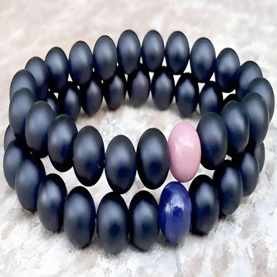 Reikipcs 8mm Natural Frosted Black Agate Mala Bracelet Meditation Women Bead Prayer Zen Sacred Men's elastic Buddhist Mala
Reikipcs 8mm Natural Frosted Black Agate Mala Bracelet Meditation Women Bead Prayer Zen Sacred Men's elastic Buddhist Mala