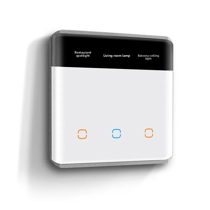 For Tuya Smart Home LED Wall Lighting Switch 123 Gang Glass Touch Panel With WiFi & Zigbee Aluminum Material Life Display Design
For Tuya Smart Home LED Wall Lighting Switch 123 Gang Glass Touch Panel With WiFi & Zigbee Aluminum Material Life Display Design