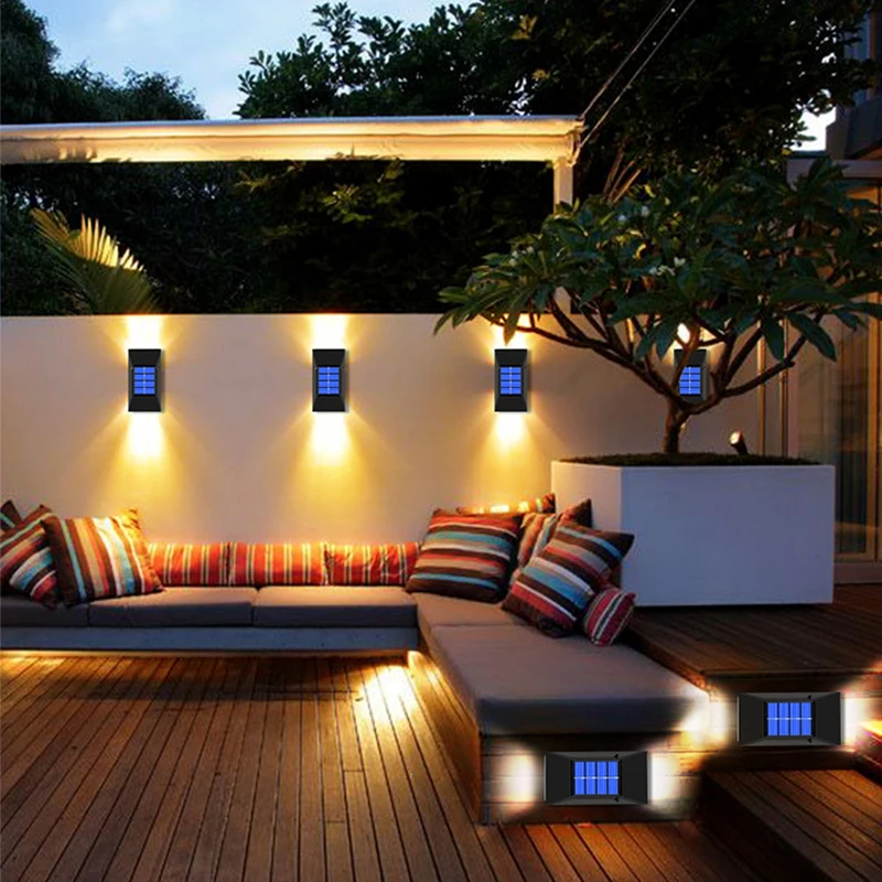 2PCS Outdoor Solar Wall Lamps Spotlights Solar LED Light Balcony Decorations Garden For Country House Terrace Patio Sunlight
2PCS Outdoor Solar Wall Lamps Spotlights Solar LED Light Balcony Decorations Garden For Country House Terrace Patio Sunlight