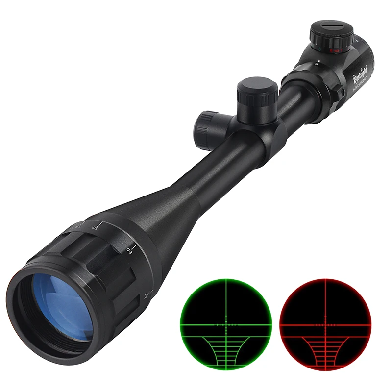 6-24x50 AOEG Scope Long Range Hunting Tactical Sight Red Green Illuminated Reticle with Adjustable Objective Hunting Scope
6-24x50 AOEG Scope Long Range Hunting Tactical Sight Red Green Illuminated Reticle with Adjustable Objective Hunting Scope