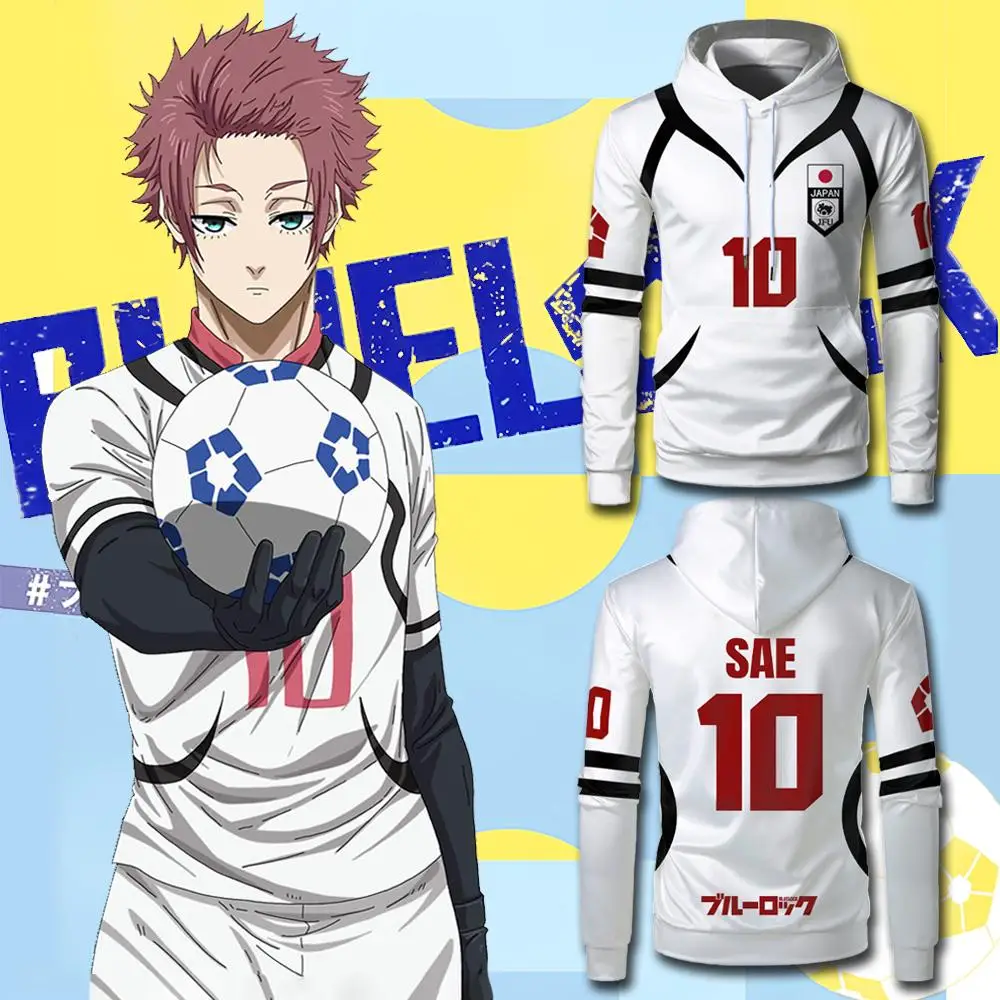 Japanese Anime Blue Lock U20 Team Hoodie SAE SHIDOU Sports Breathable White Jersey Unisex Autumn Winter Long-sleeved Sweatshirts
Japanese Anime Blue Lock U20 Team Hoodie SAE SHIDOU Sports Breathable White Jersey Unisex Autumn Winter Long-sleeved Sweatshirts