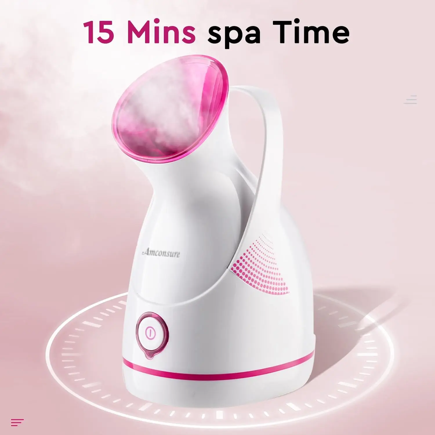 Facial Steamer - Nano Ionic Face Steamer Warm Mist Steamer for Home Sauna SPA, Humidifier for Face Steamer for Deep Cleaning
Facial Steamer - Nano Ionic Face Steamer Warm Mist Steamer for Home Sauna SPA, Humidifier for Face Steamer for Deep Cleaning