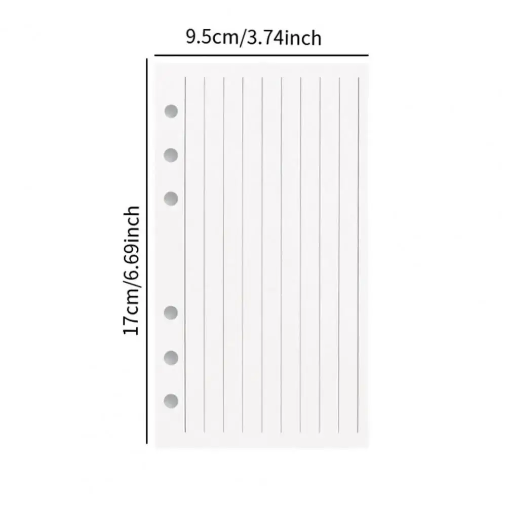 120 Sheets A6 Loose Leaf Paper Refillable Notebook Inserts Smooth Writing Inserts Detachable Planner Pages For Daily Planning
120 Sheets A6 Loose Leaf Paper Refillable Notebook Inserts Smooth Writing Inserts Detachable Planner Pages For Daily Planning