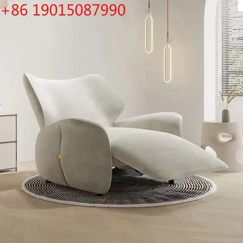 Single sofa chair Lazy leisure can lie down and sleep light luxury high-end designer electric multi-function chair space chair
Single sofa chair Lazy leisure can lie down and sleep light luxury high-end designer electric multi-function chair space chair