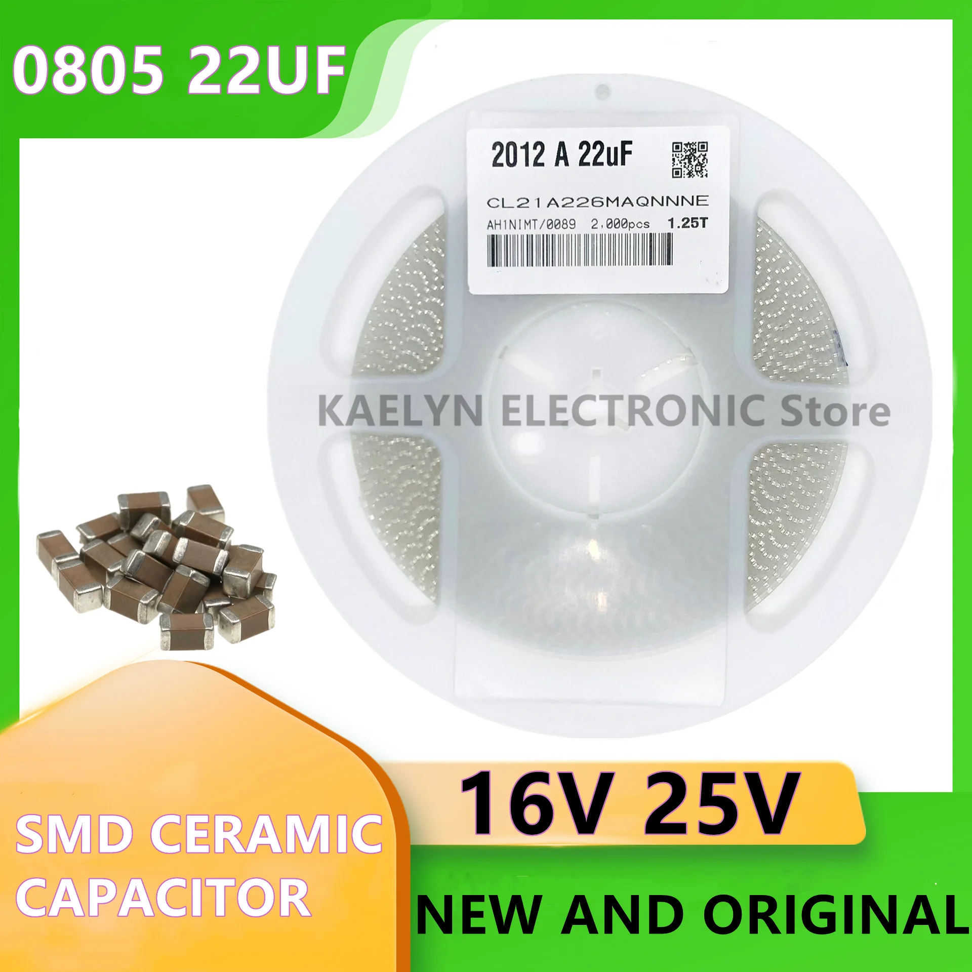 1 чип-конденсатор smd 2012/0805 22 мкФ 226 м 226 20% 16 В 25 В X5R CL21A226MAYNNNE CERAMIC MLCC НОВЫЙ И ОРИГИНАЛЬНЫЙ
1 чип-конденсатор smd 2012/0805 22 мкФ 226 м 226 20% 16 В 25 В X5R CL21A226MAYNNNE CERAMIC MLCC НОВЫЙ И ОРИГИНАЛЬНЫЙ