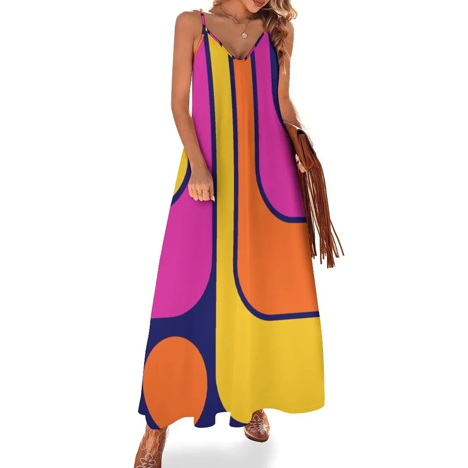 Retro Geometric Design 639 Sleeveless Dress Female dress summer dress woman 2025 prom
Retro Geometric Design 639 Sleeveless Dress Female dress summer dress woman 2025 prom