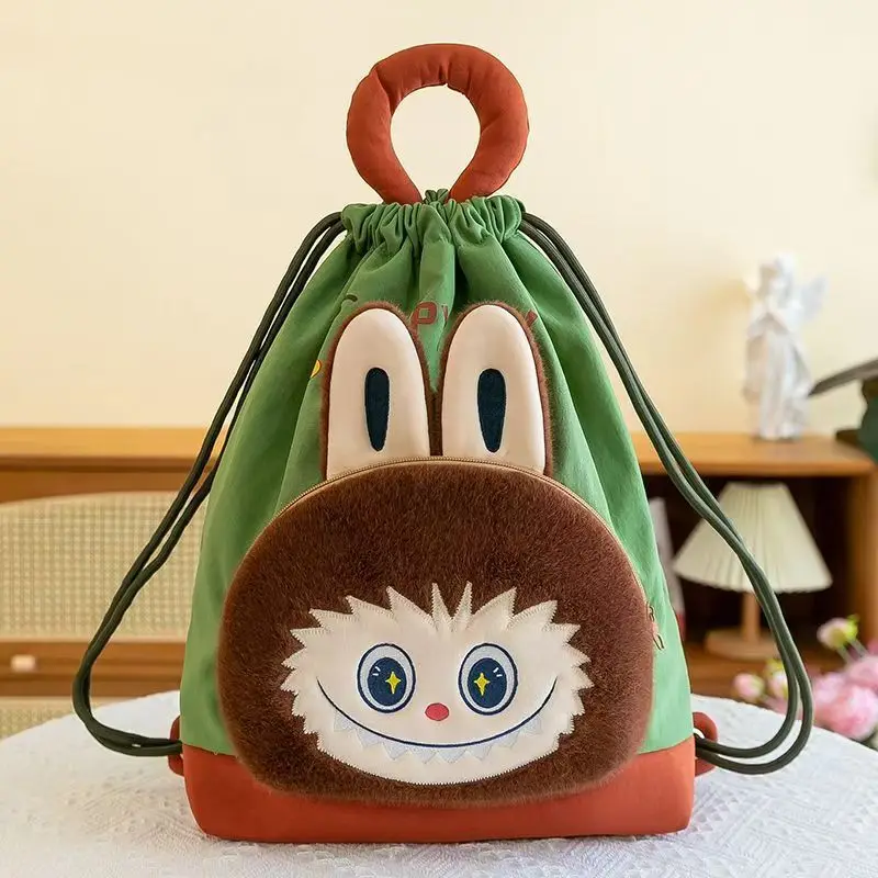 Labubu Plush Doll Drawstring Backpack Large Capacity Handbag Girl Traveling Storage Bag Lightweight Drawstring Bundle Pockets
Labubu Plush Doll Drawstring Backpack Large Capacity Handbag Girl Traveling Storage Bag Lightweight Drawstring Bundle Pockets