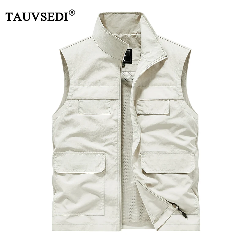 Summer Men Outdoor Cargo Breathable Sleeveless Vests Mens Fish Sport Multi Pocket Vests Coat Man Loose Casual Cardigan Waistcoat
Summer Men Outdoor Cargo Breathable Sleeveless Vests Mens Fish Sport Multi Pocket Vests Coat Man Loose Casual Cardigan Waistcoat