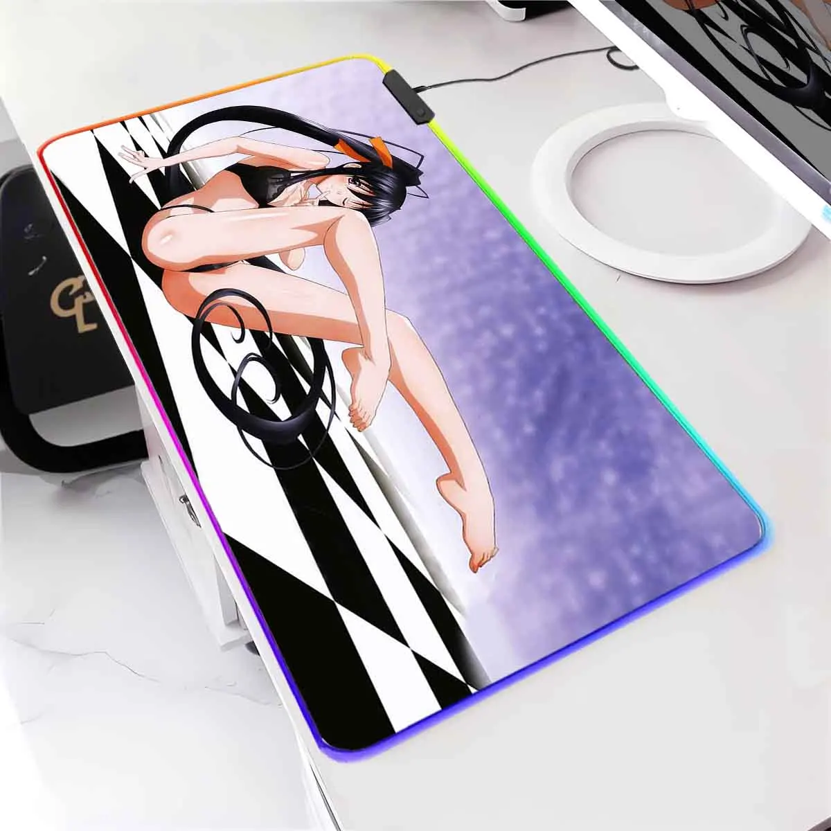 High School DxD Hero Anime RGB Backlit Mouse Pad Akeno Himejima Mouse Mat LED Large Mouse Pad Non-Slip Gamer Keyboard Mice Mat
High School DxD Hero Anime RGB Backlit Mouse Pad Akeno Himejima Mouse Mat LED Large Mouse Pad Non-Slip Gamer Keyboard Mice Mat