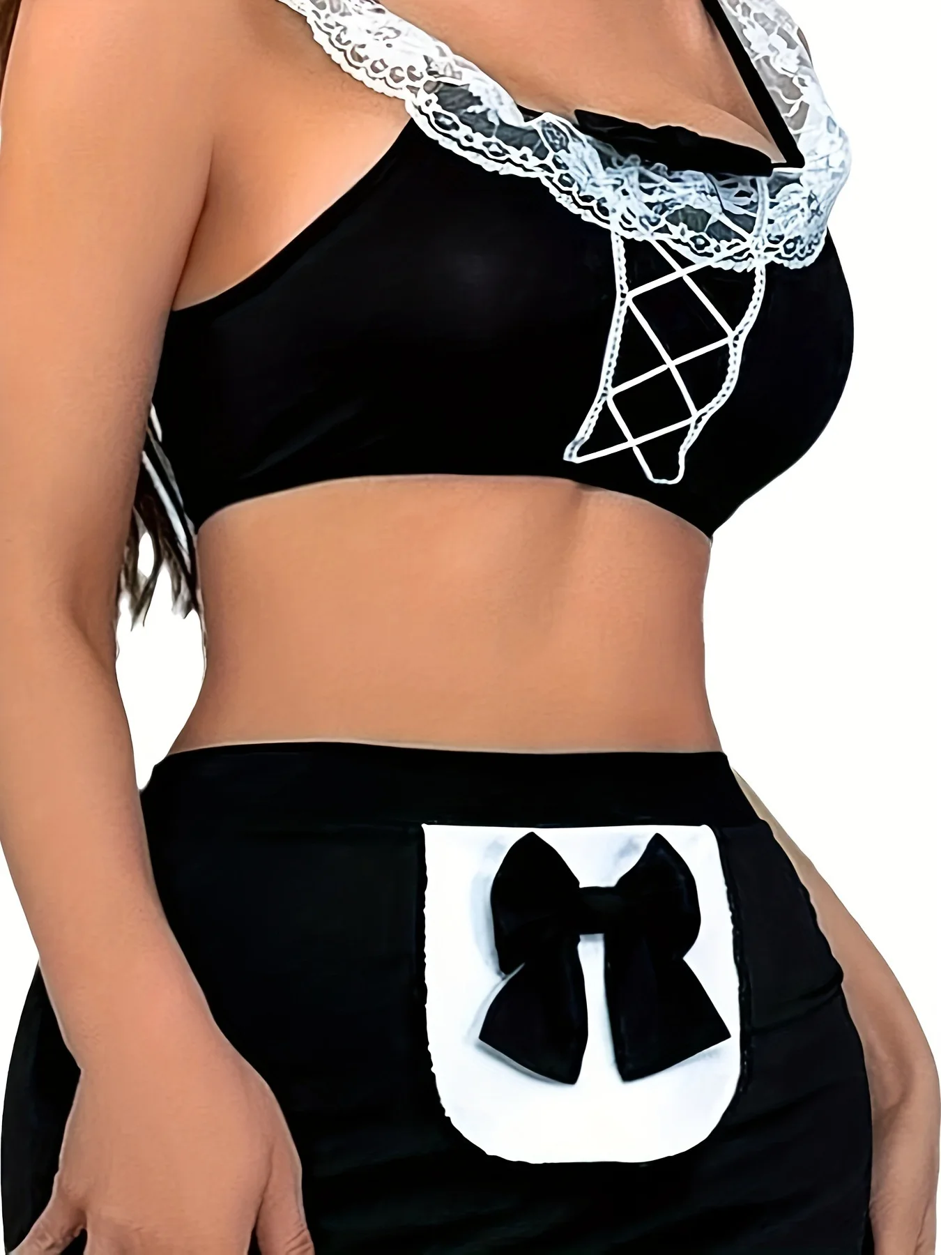 New Women's Sexy Two Pieces Roleplay Maid Uniform Adult Lady Theme Club Cosplay Costumes Naugty Fliter Lolita Clothes
New Women's Sexy Two Pieces Roleplay Maid Uniform Adult Lady Theme Club Cosplay Costumes Naugty Fliter Lolita Clothes