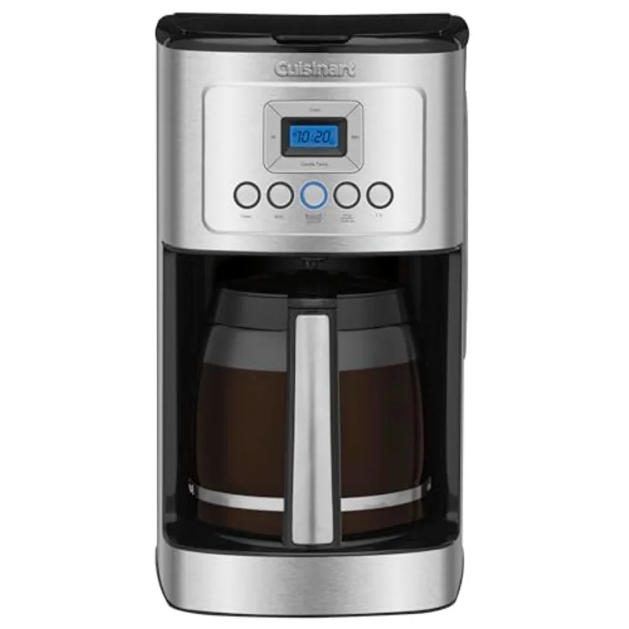 14-Cup Coffee Maker, Programmable PerfecTemp Glass Carafe Coffee hine with 1-4 Cup Setting, Brew gth Control and Pause,,DCC-320
14-Cup Coffee Maker, Programmable PerfecTemp Glass Carafe Coffee hine with 1-4 Cup Setting, Brew gth Control and Pause,,DCC-320