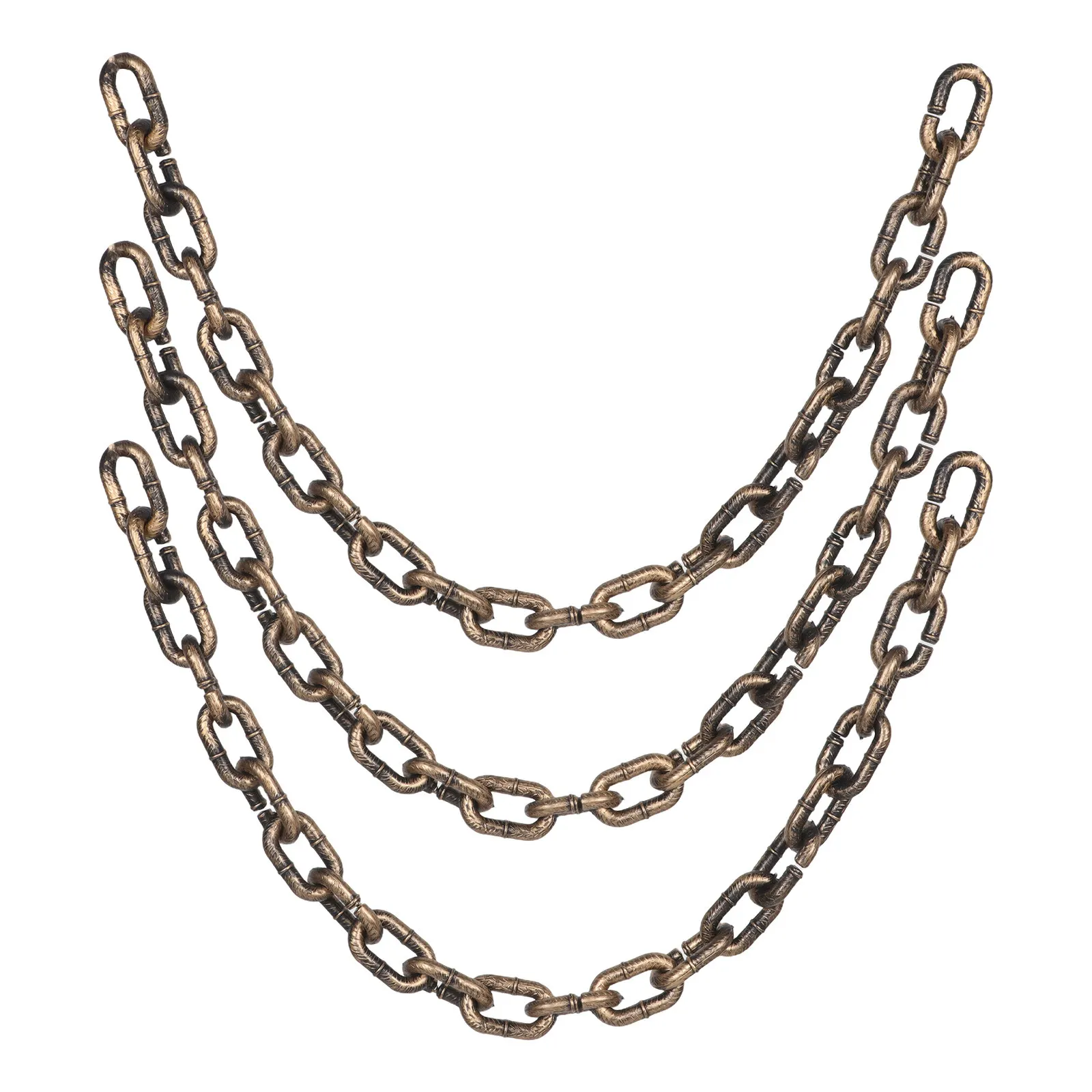 3Pcs Halloween Chains Plastic Fake Realistic Lightweight Haunted House Decorations Costume Accessories Scary Party Cosplay Props
3Pcs Halloween Chains Plastic Fake Realistic Lightweight Haunted House Decorations Costume Accessories Scary Party Cosplay Props