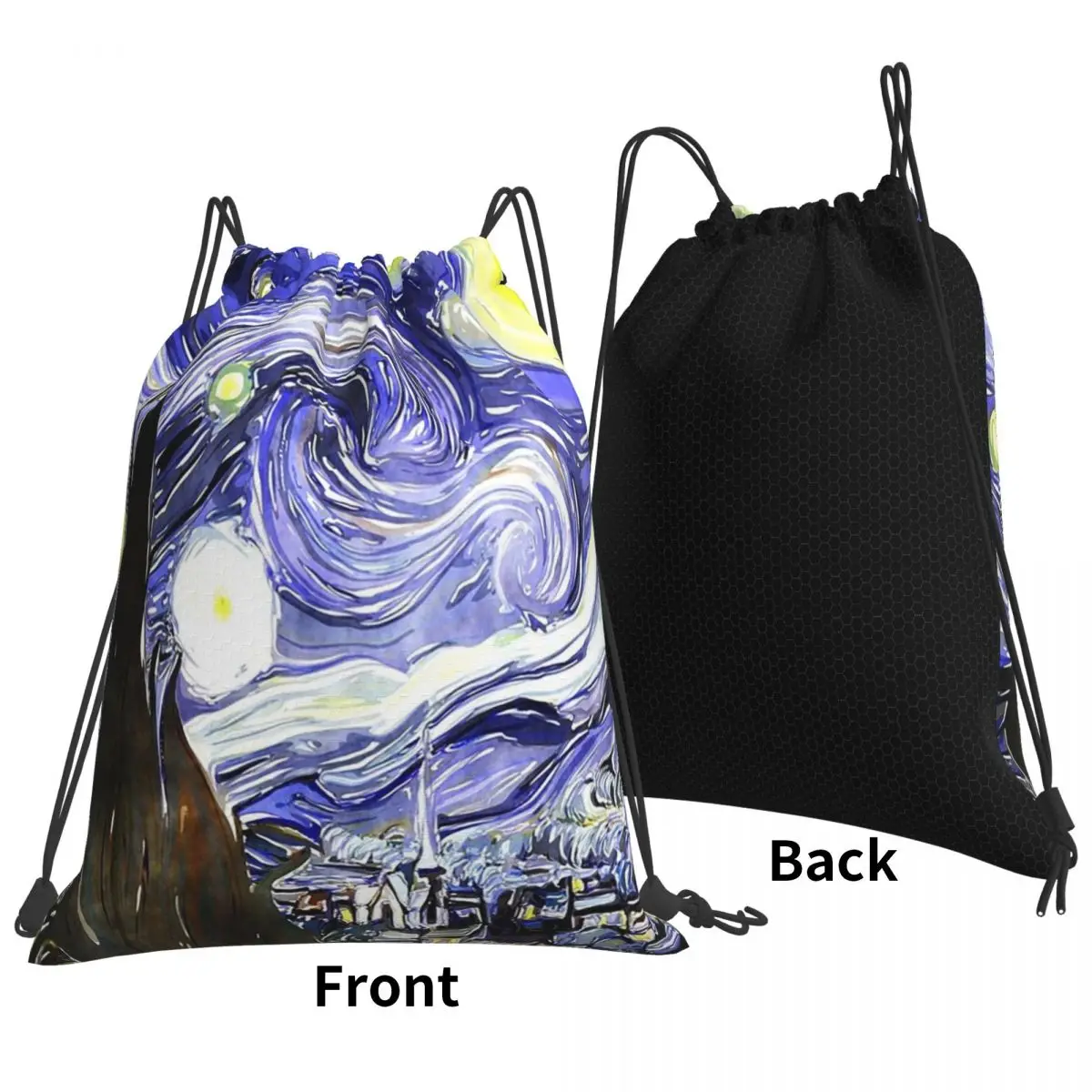 Vincent Van Gogh Paintings Starry Nigh Backpacks Fashion Portable Drawstring Bags Sports Bag Book Bags For Travel School
Vincent Van Gogh Paintings Starry Nigh Backpacks Fashion Portable Drawstring Bags Sports Bag Book Bags For Travel School