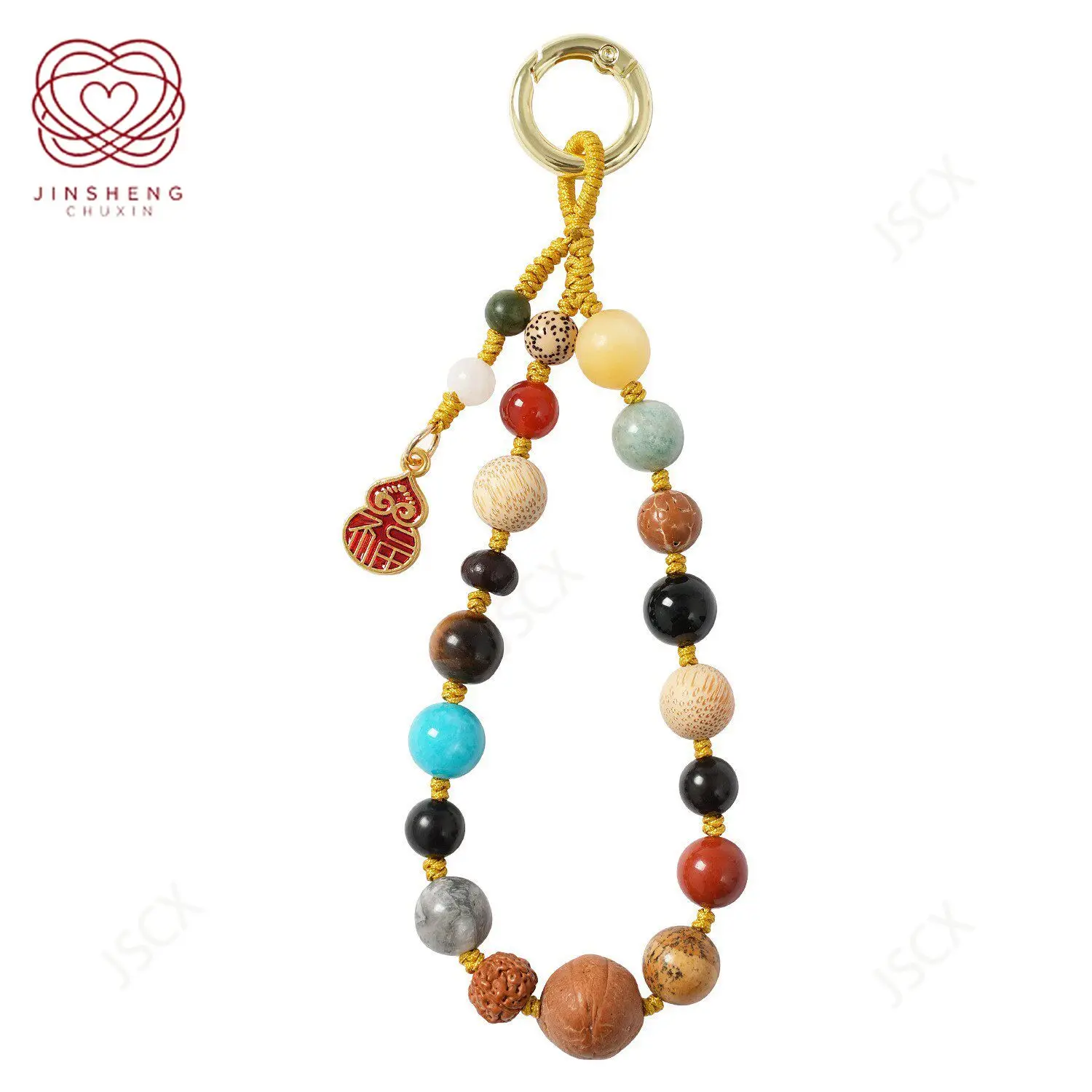 Original natural eighteen seed chain new Chinese Bodhi national style lanyard multi-treasure gourd bag pendant female
Original natural eighteen seed chain new Chinese Bodhi national style lanyard multi-treasure gourd bag pendant female