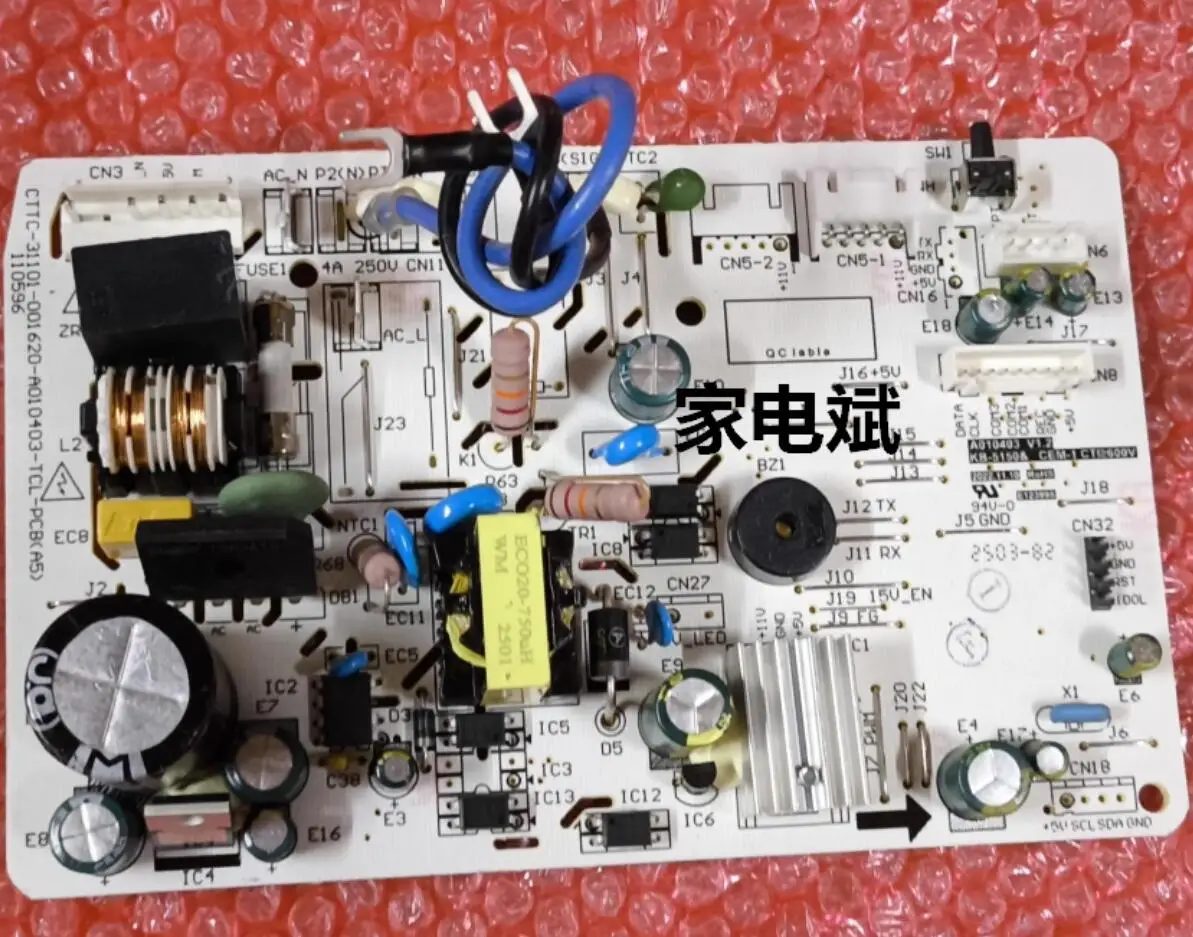 Новинка для кондиционера TCL, плата управления A010403, компьютерная плата, часть кондиционера
Новинка для кондиционера TCL, плата управления A010403, компьютерная плата, часть кондиционера