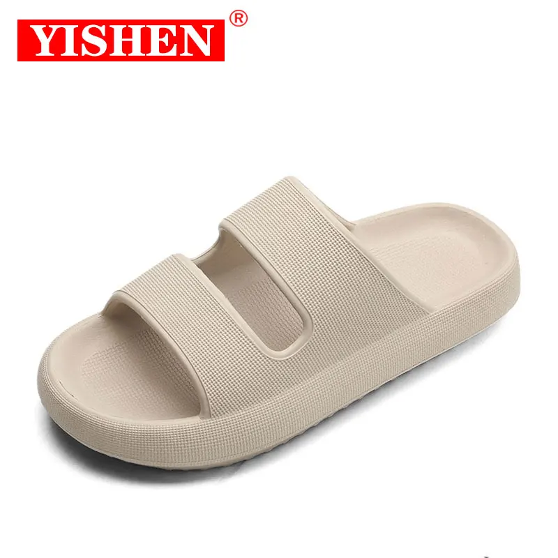 Шлепанцы YISHEN унисекс, мягкая нескользящая подошва, сланцы, летние тапки для ванной комнаты, сандалии для мужчин и женщин
Шлепанцы YISHEN унисекс, мягкая нескользящая подошва, сланцы, летние тапки для ванной комнаты, сандалии для мужчин и женщин