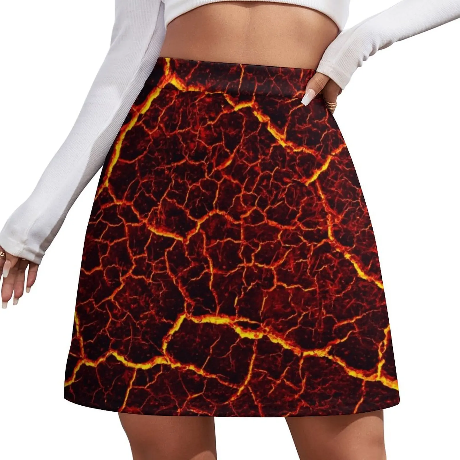 Deep Red Magma Mini Skirt Clothes for summer women's clothing trend 2026 skirts for woman fairy core
Deep Red Magma Mini Skirt Clothes for summer women's clothing trend 2026 skirts for woman fairy core