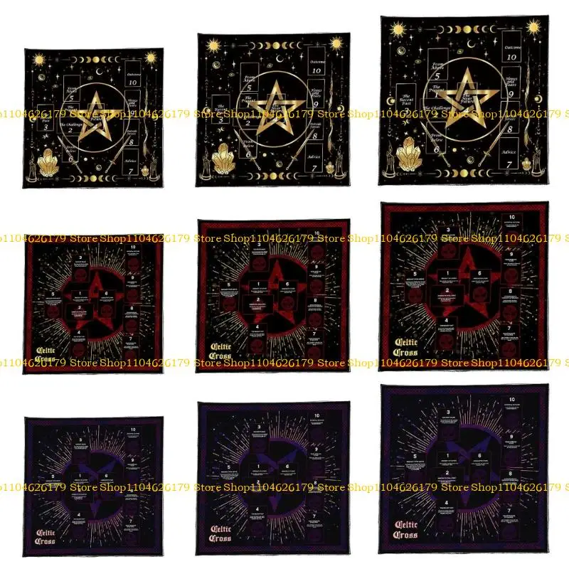 A1A2 Card Reading Tarots Tablecloth Divinations Card Table Cloth Tapestry Astrology Witchcrafts Deck Cloth Decoration
A1A2 Card Reading Tarots Tablecloth Divinations Card Table Cloth Tapestry Astrology Witchcrafts Deck Cloth Decoration