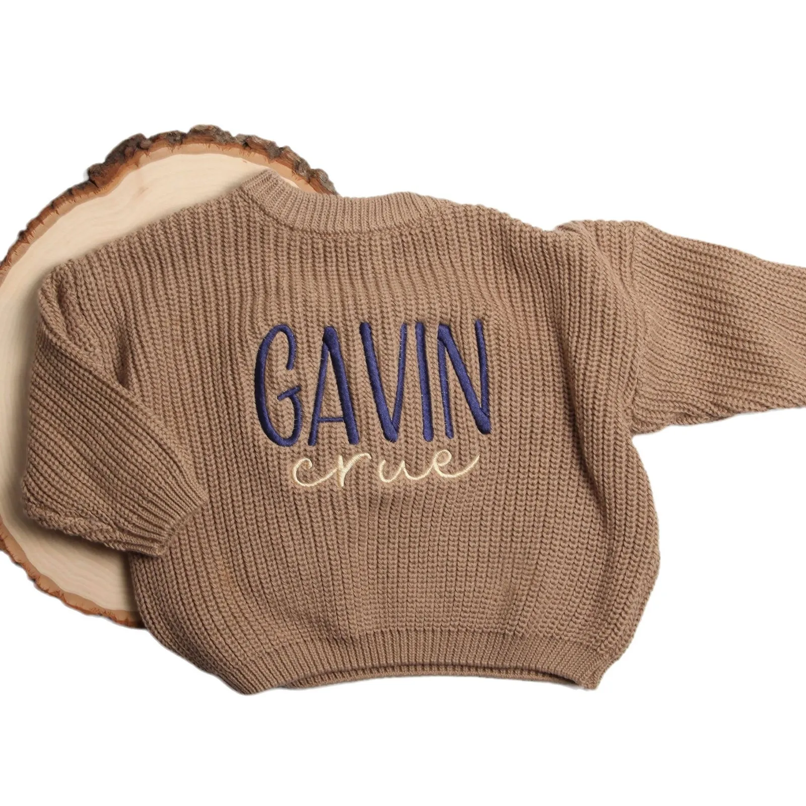 Personalized Baby Knitted Sweaters Custom Name Winter Kids Clothes Cotton Embroidery Letter Boys Girls Sweater Birthday Gifts
Personalized Baby Knitted Sweaters Custom Name Winter Kids Clothes Cotton Embroidery Letter Boys Girls Sweater Birthday Gifts