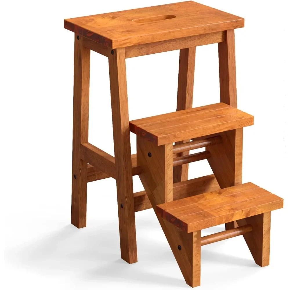 for Multifunction 3-in-1 Wood Step Stool with Anti-Slip, Convenient Handle, Display Ladder and Storage Shelf for Library
for Multifunction 3-in-1 Wood Step Stool with Anti-Slip, Convenient Handle, Display Ladder and Storage Shelf for Library