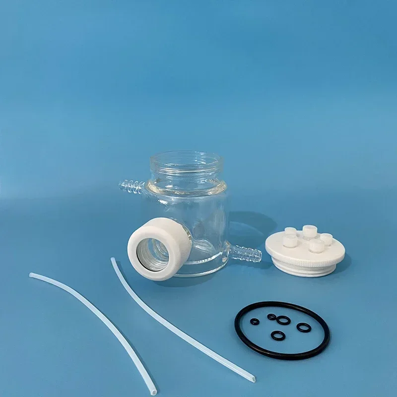 Quartz Windowed Sealed Electrolytic Cell Optical Water Bath Double Layer Temperature Control
Quartz Windowed Sealed Electrolytic Cell Optical Water Bath Double Layer Temperature Control