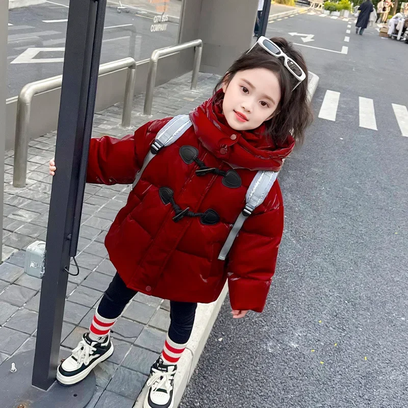 Girls Parkas Winter Bright Cotton-padded Jacket 2024 Foreign Style Children New Long Down Cotton-padded Jacket Winter Coat
Girls Parkas Winter Bright Cotton-padded Jacket 2024 Foreign Style Children New Long Down Cotton-padded Jacket Winter Coat