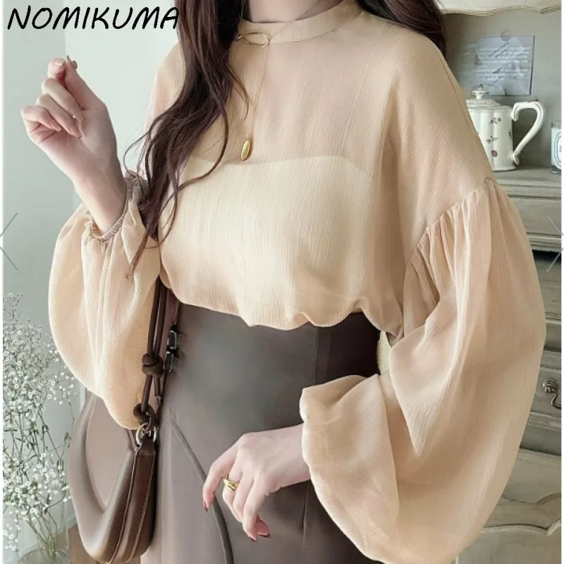 Nomikuma Japan Korea Long Sleeved Chiffon Shirt Women's Spring/Summer Top Beach Blouse Air Conditioning Shirts
Nomikuma Japan Korea Long Sleeved Chiffon Shirt Women's Spring/Summer Top Beach Blouse Air Conditioning Shirts