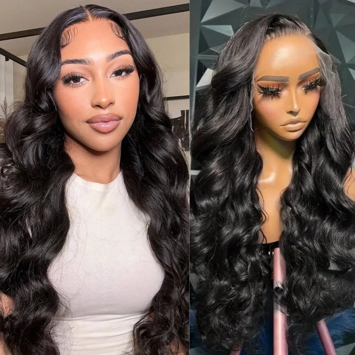 Human Hair Wigs 13×4 Transparent Lace Front Wigs Human Hair Body Wave Lace Frontal Wigs 200 Density 1B
Human Hair Wigs 13×4 Transparent Lace Front Wigs Human Hair Body Wave Lace Frontal Wigs 200 Density 1B