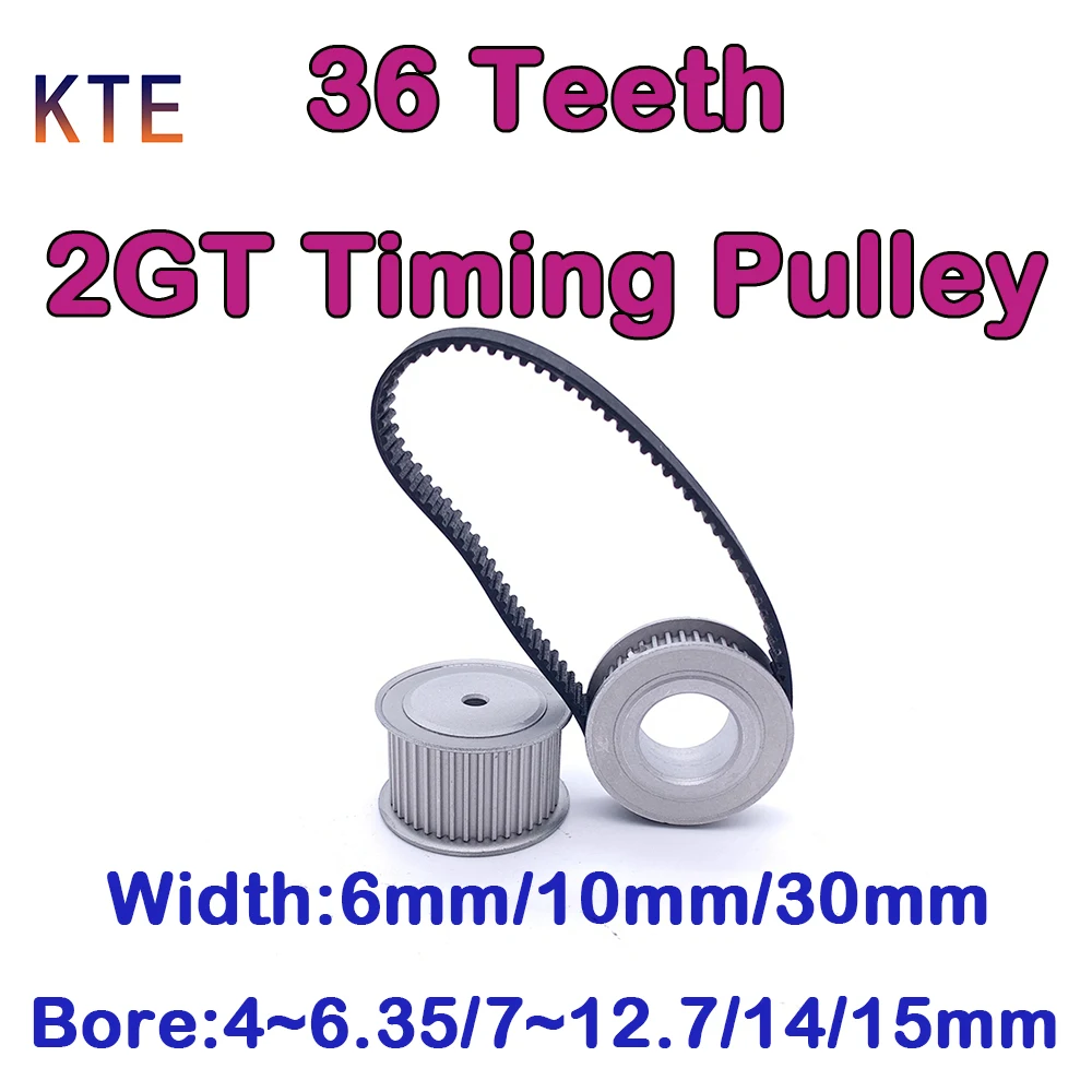 36 Teeth 2GT Timing Pulley Bore 4mm 5mm 6mm 6.35mm 7mm 8mm 10mm 12mm 12.7mm 14mm 15mm GT2 Timing Pulley Belt Width 6mm 10mm 30mm
36 Teeth 2GT Timing Pulley Bore 4mm 5mm 6mm 6.35mm 7mm 8mm 10mm 12mm 12.7mm 14mm 15mm GT2 Timing Pulley Belt Width 6mm 10mm 30mm