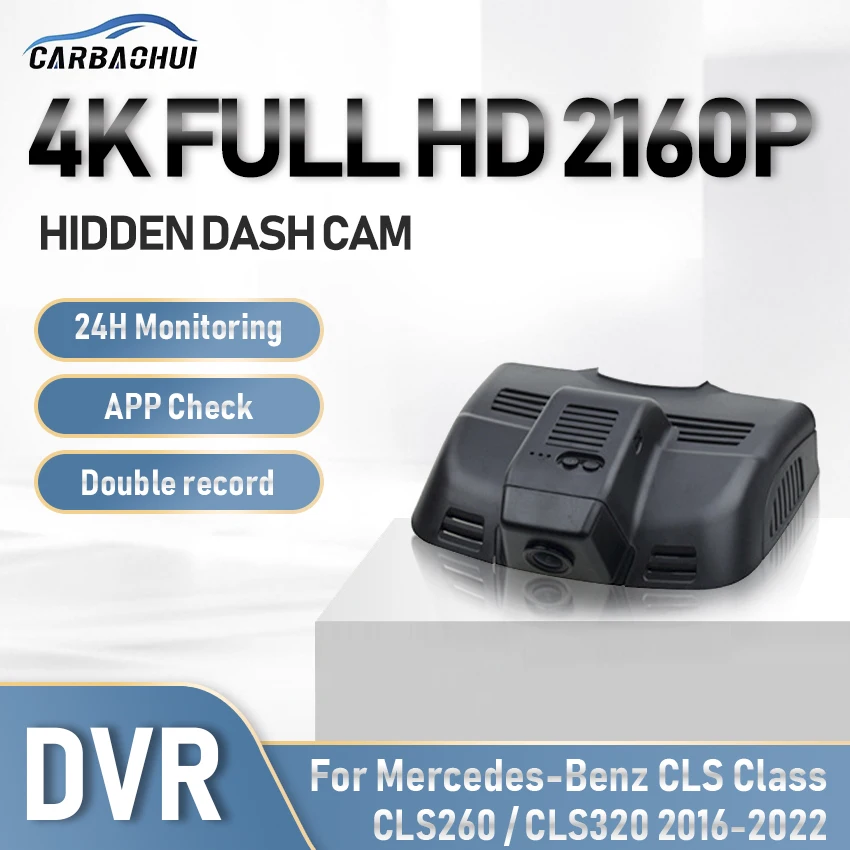 HD 4K 2160P Автомобильный видеорегистратор Вождение Видеорегистратор Автомобильная передняя камера видеорегистратора CAM для Mercedes-Benz CLS Class CLS260 CLS320 2016-2022
HD 4K 2160P Автомобильный видеорегистратор Вождение Видеорегистратор Автомобильная передняя камера видеорегистратора CAM для Mercedes-Benz CLS Class CLS260 CLS320 2016-2022