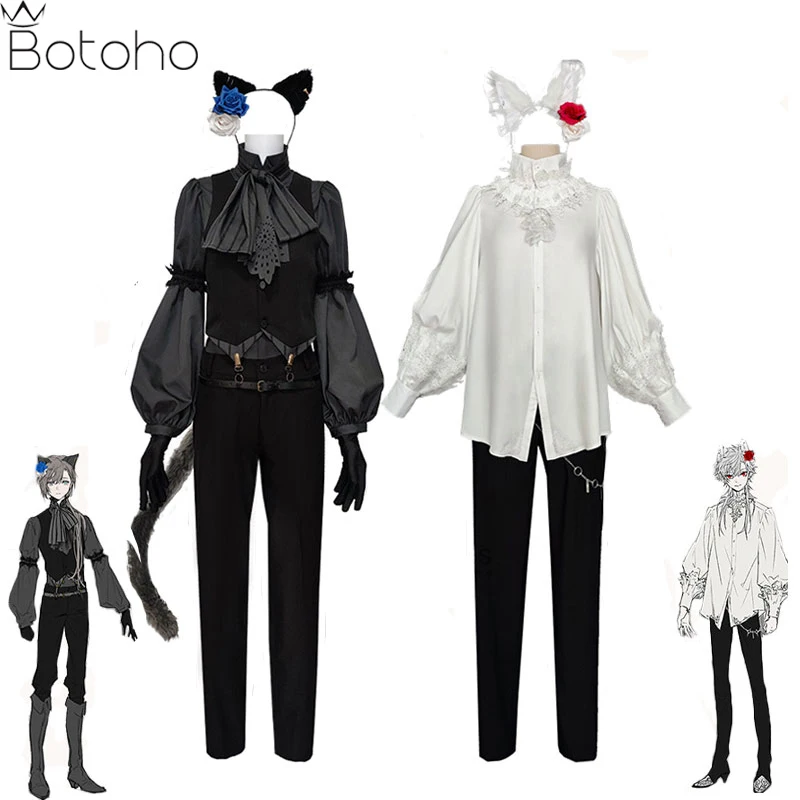 Game Yutuber Kuzuha Kanae Cosplay Costume Men Vest Shirt Pants Gloves Headwear Tail Uniform Set Halloween Carnival Party Clothes
Game Yutuber Kuzuha Kanae Cosplay Costume Men Vest Shirt Pants Gloves Headwear Tail Uniform Set Halloween Carnival Party Clothes