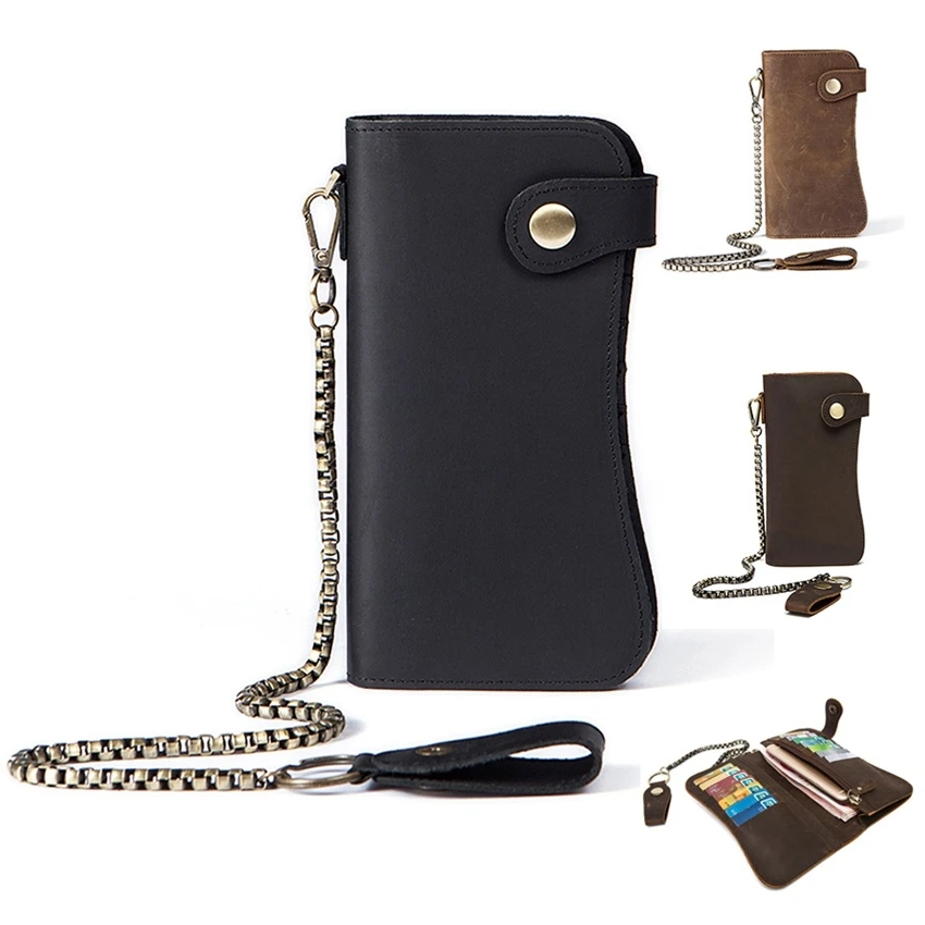 Retro Men's Long Wallet Crazy Horse Leather Clutch Wallet Large Capacity Wallet Handbag Billfold Card Holder Clutch Bag
Retro Men's Long Wallet Crazy Horse Leather Clutch Wallet Large Capacity Wallet Handbag Billfold Card Holder Clutch Bag