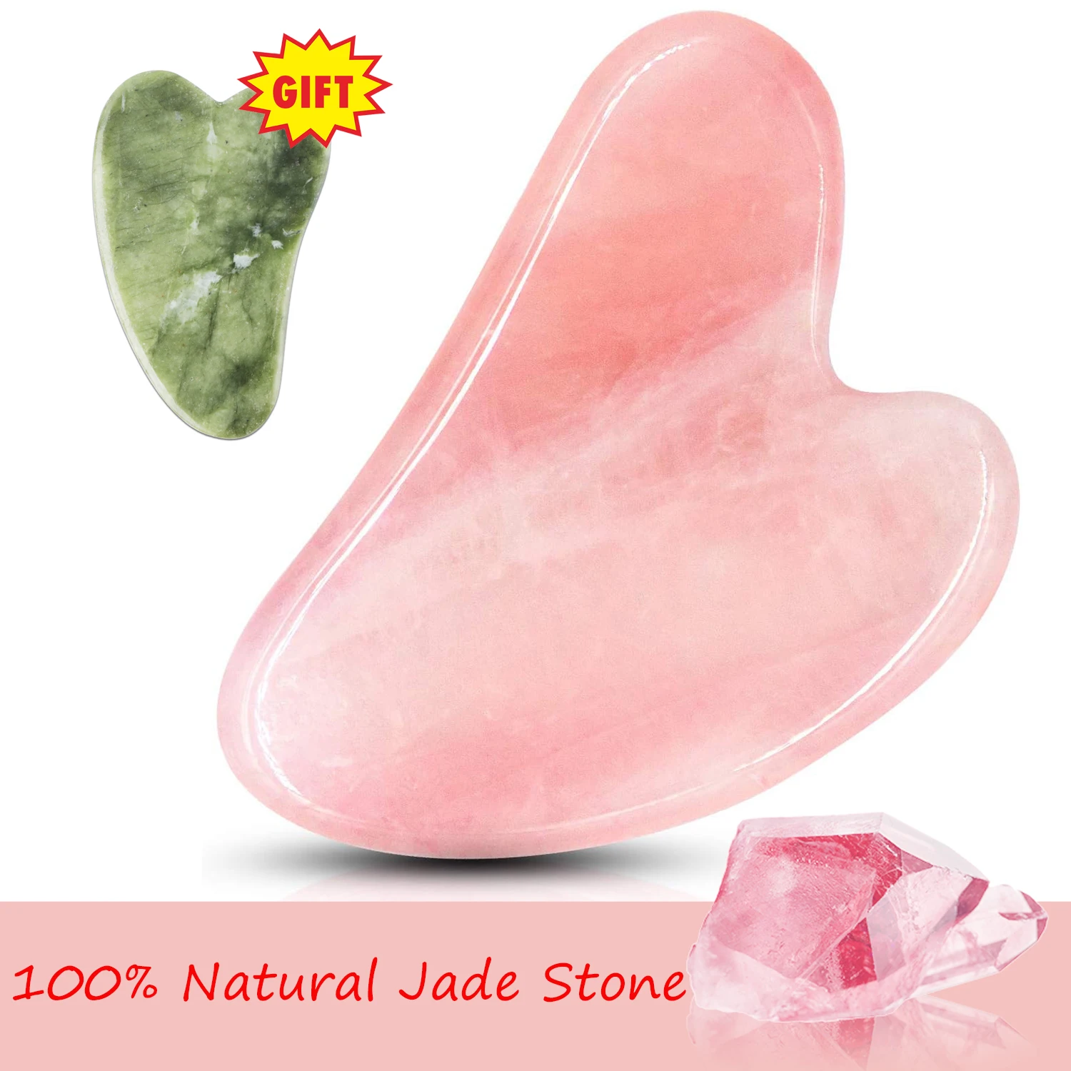 2/1pc Natural Jade Stone Massage for Face Gouache Scraper Gua Sha Skin Neck Thin Facial Lifting Anti Wrinkle Massage Tool Guasha
2/1pc Natural Jade Stone Massage for Face Gouache Scraper Gua Sha Skin Neck Thin Facial Lifting Anti Wrinkle Massage Tool Guasha