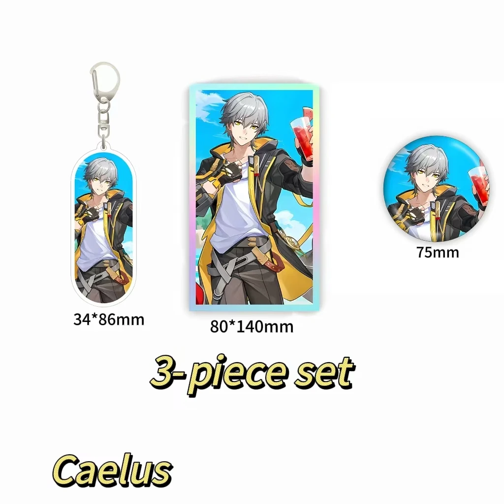 2025 Japanese pop-up store Honkai: Star Rail Caelus Castor Stelle Mydei homemade colored paper standing badge keychain gift
2025 Japanese pop-up store Honkai: Star Rail Caelus Castor Stelle Mydei homemade colored paper standing badge keychain gift