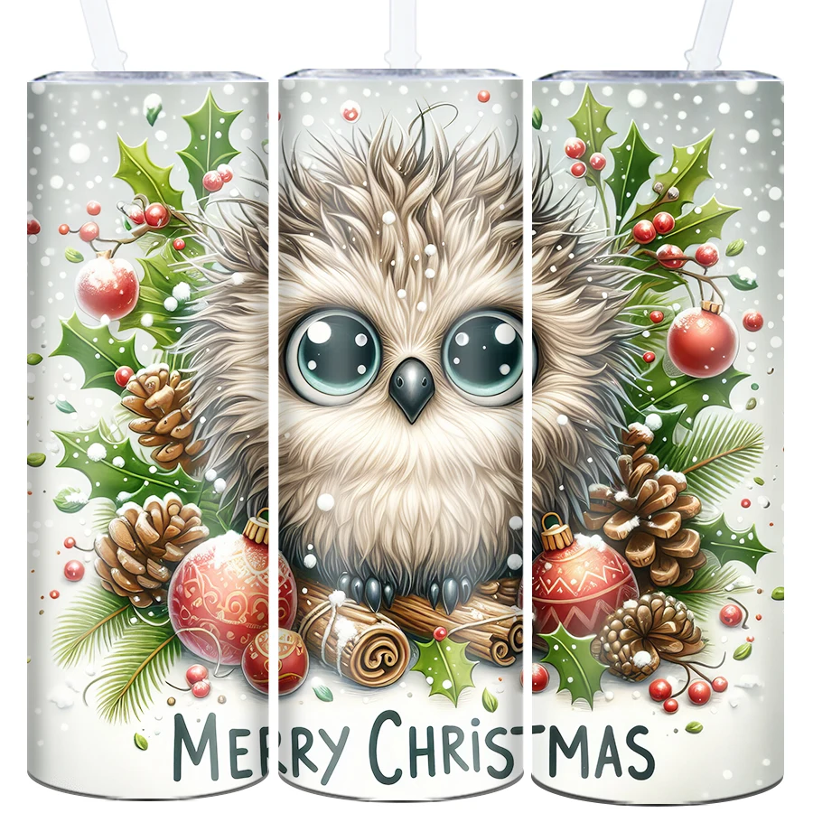20oz 3D Print Merry Christmas Cute Owl Coffee Bottle Straw Lid 1Pc Stainless Double Wall Straight Water Cups Family Party Gifts 
20oz 3D Print Merry Christmas Cute Owl Coffee Bottle Straw Lid 1Pc Stainless Double Wall Straight Water Cups Family Party Gifts