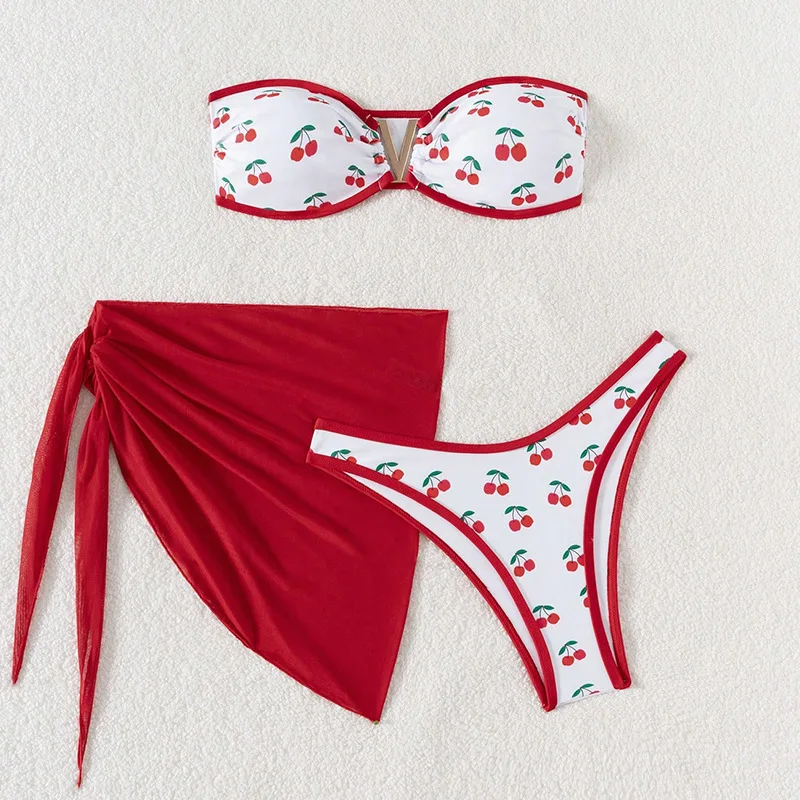 2025 Summer Off Shoulder Printed Bikini Set Women 3-Piece Swim Dress with Cover Up Sexy High Waist Two-Piece Beachwear Skirt
2025 Summer Off Shoulder Printed Bikini Set Women 3-Piece Swim Dress with Cover Up Sexy High Waist Two-Piece Beachwear Skirt