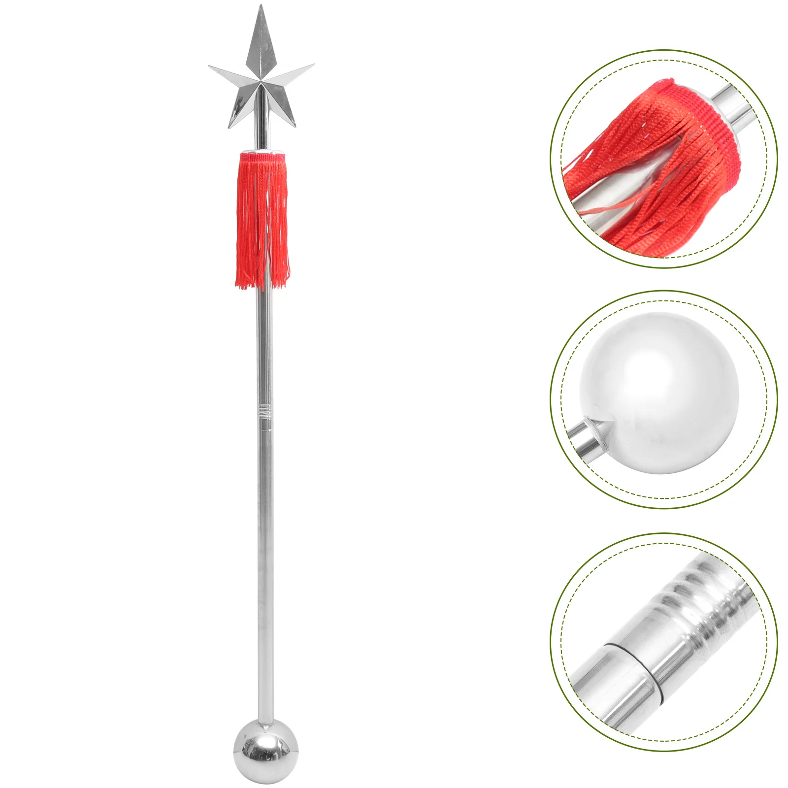 1pc Conductor Baton Stainless Steel Music Accessory Performance Concert Wand Long Performance Concert Baton Stick Eco Durable
1pc Conductor Baton Stainless Steel Music Accessory Performance Concert Wand Long Performance Concert Baton Stick Eco Durable