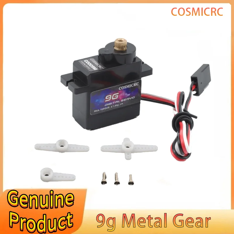 COSMICRC Digital Servo 1/4PCS 9g Metal Gear Micro Servos 4.8V ~ 6VDC Motor for RC Airplane Robot Boat Plane Toy Parts
COSMICRC Digital Servo 1/4PCS 9g Metal Gear Micro Servos 4.8V ~ 6VDC Motor for RC Airplane Robot Boat Plane Toy Parts