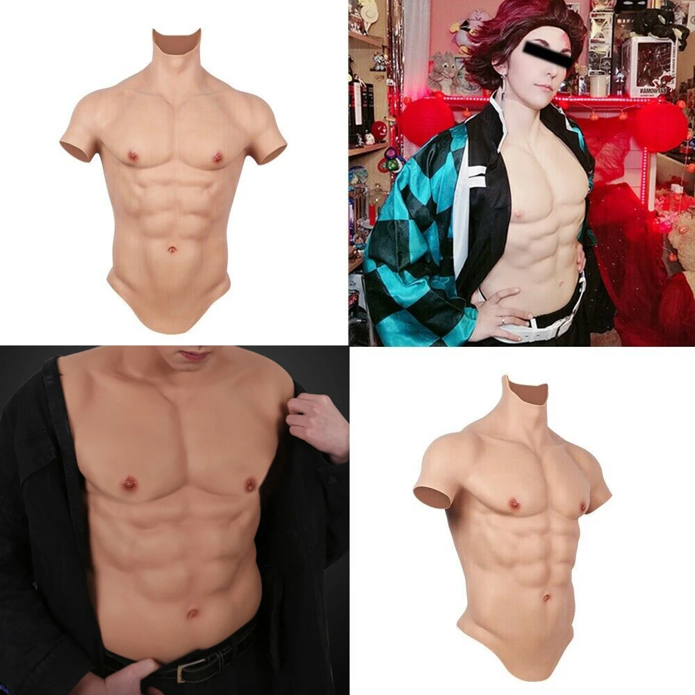 Realistic Silicone Male Chest Abdominal Muscle pecs abs Vest Forms For Crossdresser Cosplayer Sissy woman TG cos Transgender
Realistic Silicone Male Chest Abdominal Muscle pecs abs Vest Forms For Crossdresser Cosplayer Sissy woman TG cos Transgender