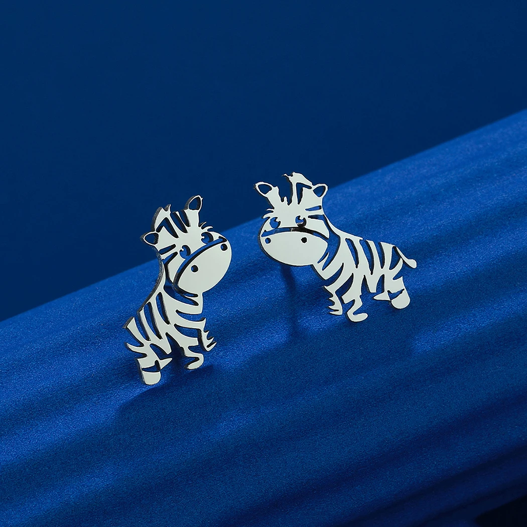 Tiny Cartoon Burro Ear Stud 316L Stainless Steel Earrings for Women Girls Fashion Piercing Body Jewelry Little Donkey Kids Gifts
Tiny Cartoon Burro Ear Stud 316L Stainless Steel Earrings for Women Girls Fashion Piercing Body Jewelry Little Donkey Kids Gifts