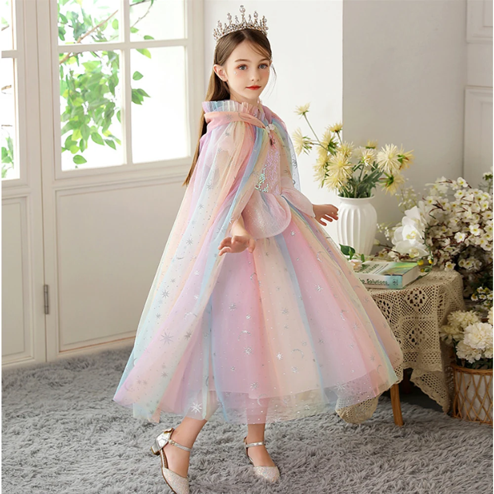 Disney Princess - Style Star and Moon Colorful Cloak with a Hood for Daily Outings,Parties,Children's Day
Disney Princess - Style Star and Moon Colorful Cloak with a Hood for Daily Outings,Parties,Children's Day