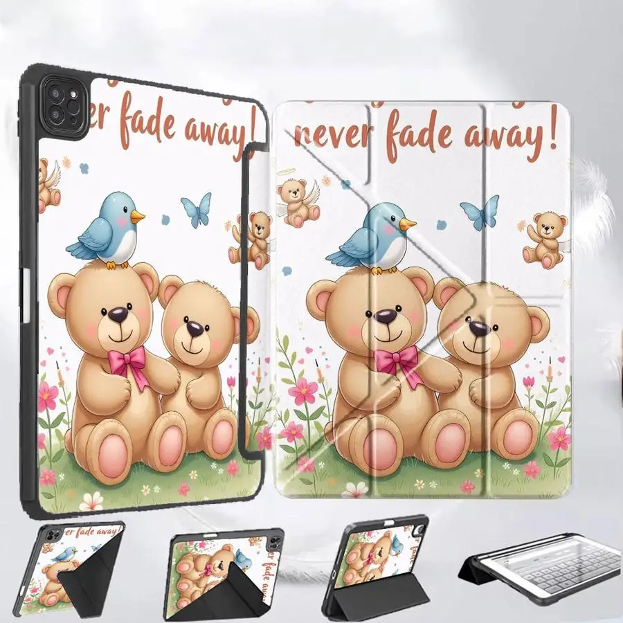 Cute Bear Tablet Case For iPad Air 4 5 M3 M2 M4 11inch Pro 11th 10th 9th 8th 7th 12.9inch Pro 2025 Mini 6 7 Holder Cover
Cute Bear Tablet Case For iPad Air 4 5 M3 M2 M4 11inch Pro 11th 10th 9th 8th 7th 12.9inch Pro 2025 Mini 6 7 Holder Cover