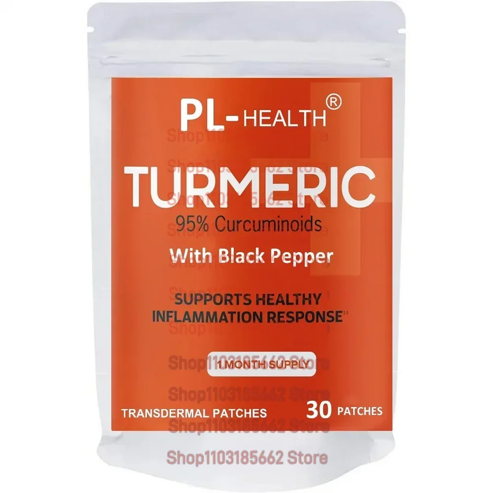 30 Patches Turmeric Curcumin with Black Pepper Transdermal Patches Enhanced Absorption, Joint Support
30 Patches Turmeric Curcumin with Black Pepper Transdermal Patches Enhanced Absorption, Joint Support
