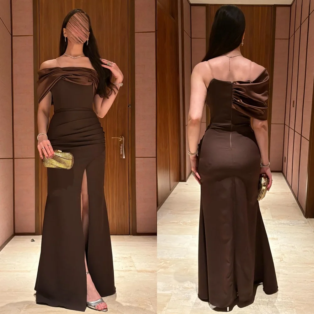 Customized Formal Fashion Jersey Pleat Mermaid Off-the-shoulder Long Dresses Bespoke Occasion Dresses Exquisite High Quality
Customized Formal Fashion Jersey Pleat Mermaid Off-the-shoulder Long Dresses Bespoke Occasion Dresses Exquisite High Quality